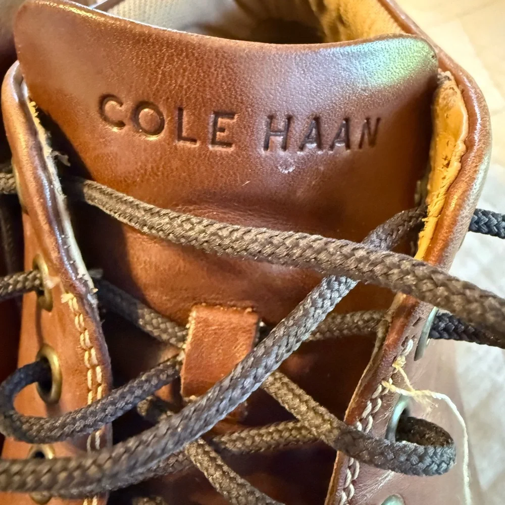 Cole Haan Men's Tan Leather Chukka Boots US10 - Picture 3 of 5